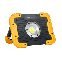 Germina Prenosný nabíjací LED reflektor s funkciou powerbanky 20W - IP44 - studená farba