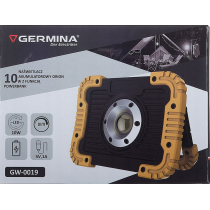 Germina Prenosný nabíjací LED reflektor s funkciou powerbanky 20W - IP44 - studená farba