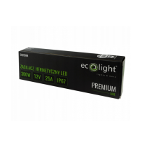 ECOLIGHT Hermetický LED zdroj 12V 300W IP67 vodeodolný