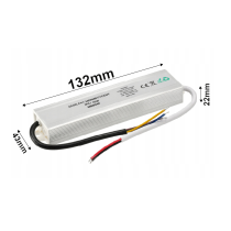 BERGE LED hermetický zdroj - 24V - 60W - 2,5A - IP67