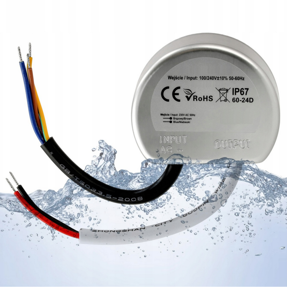 BERGE LED zdroj do boxu - 24V - 60W - 2,5A - IP67