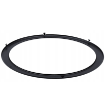 PHILIPS Okrúhly čierny rám 200mm pre panely 226,5mm 19W - dekoratívny