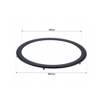 PHILIPS Okrúhly čierny rám 200mm pre panely 226,5mm 19W - dekoratívny