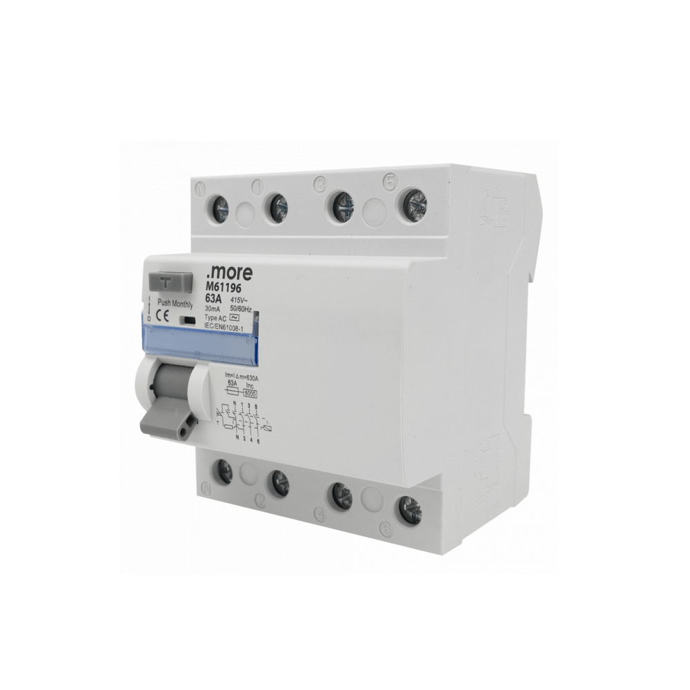ECOLIGHT Istič 63A 30mA AC 6kA 4P