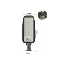 ECOLIGHT LED pouličná lampa 200W 26000lm IP65 studená biela 6500K - Eco Light