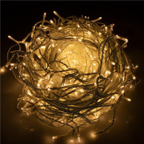 SPRINGOS - 300 LED (12m) svetelný záves CL0301, ​​vnút./vonk. cencúľové svetielka - teplá biela