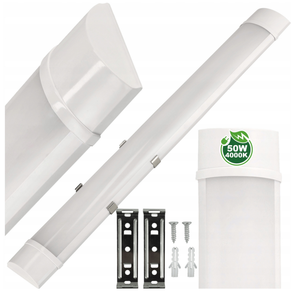 ECOLIGHT LED dielenské svietidlo 150cm - 230V - 50W - IP20 - neutrálna biela