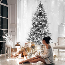 SPRINGOS - 500 LED (40m) vianočná svetelná reťaz CL0525, ​​vnút./vonk. na stromček - studená biela