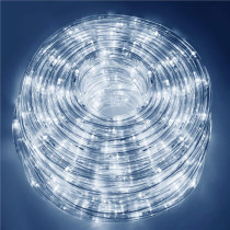 SPRINGOS - 240 LED (10m) vianočný svetelný had CL1201, ​​vnút./vonk. osvetlenie 8 programov - studená biela