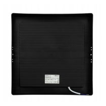 ECOLIGHT LED prisadené štvorcové stropné svietidlo 24W - 2640lm - 4000K - čierne