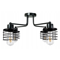 BERGE Závesná lampa DRON 4xE27 - PRUŽINA