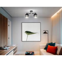 BERGE Závesná lampa DRON 4xE27 - PRUŽINA