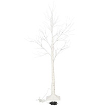 SPRINGOS - 48 LED (120cm) svietiaci stromček "BREZA" CL0950, ​​vnút./vonk. - teplá biela