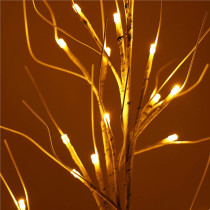 SPRINGOS - 48 LED (120cm) vianočný svietiaci stromček "BREZA" CL0950, ​​vnút./vonk. - teplá biela