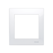 Kontakt Simon - Rámček SIMON54 Premium DR1/11, 1- násobný, biela