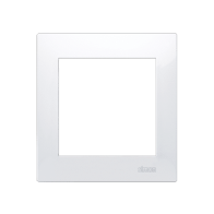 Kontakt Simon - Rámček SIMON54 Premium DR1/11, 1- násobný, biela