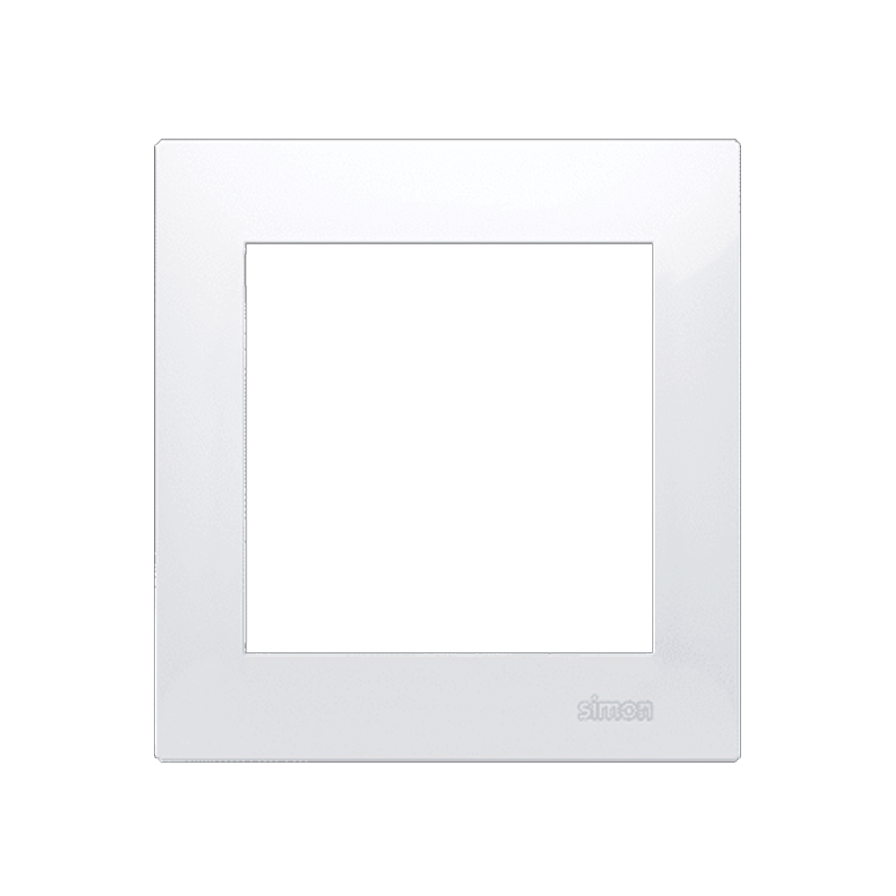 Kontakt Simon - Rámček SIMON54 Premium DR1/11, 1- násobný, biela