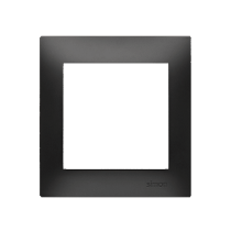 Kontakt Simon - Rámček SIMON54 Premium DR1/49, 1- násobný, čierny matný (metalizovaný) Kontakt Simon - Rámček SIMON54 Premium DR1/49, 1- násobný, čierny matný (metalizovaný)