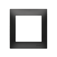 Kontakt Simon - Rámček SIMON54 Premium DR1/49, 1- násobný, čierny matný (metalizovaný)