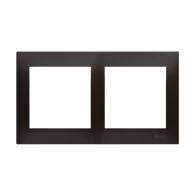 Kontakt Simon - Rámček SIMON54 Premium DR2/48, 2- násobný, antracitová (metalizovaný)