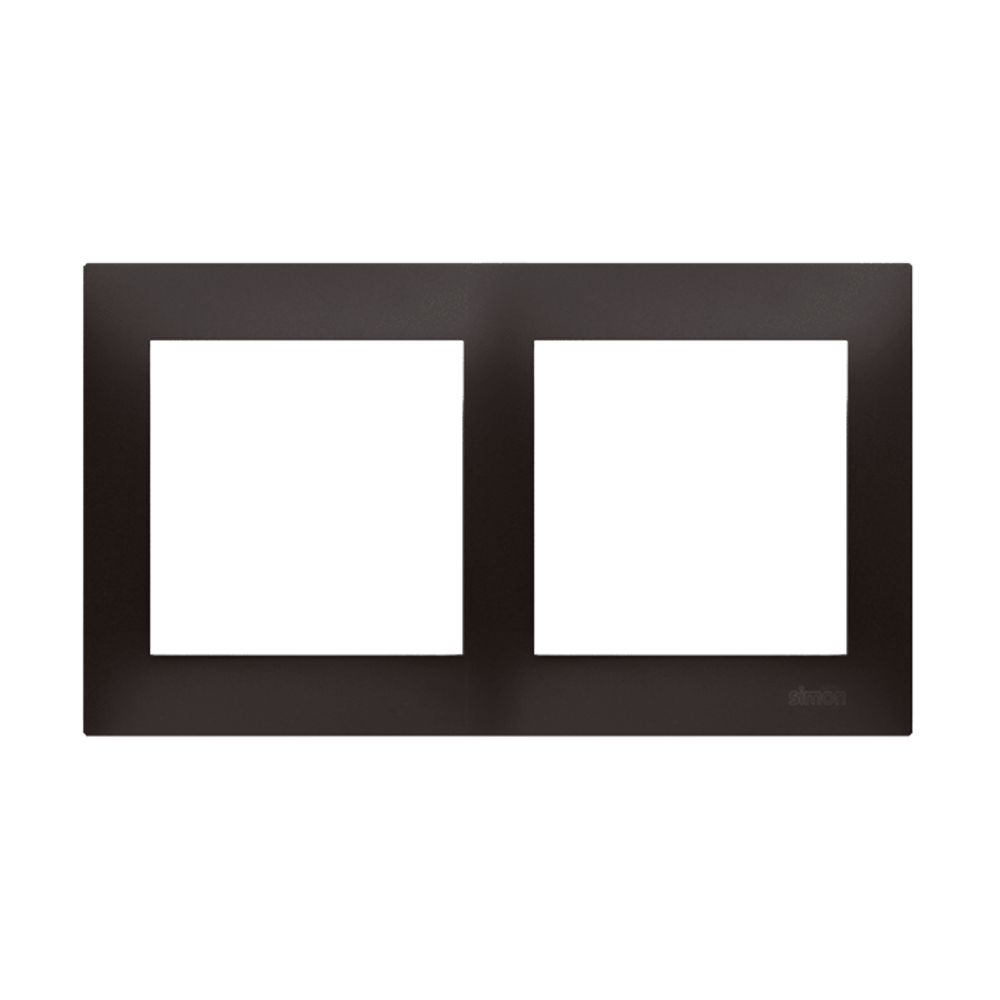 Kontakt Simon - Rámček SIMON54 Premium DR2/48, 2- násobný, antracitová (metalizovaný)