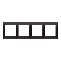 Kontakt Simon - Rámček SIMON54 Premium DR4/48, 4- násobný, antracitová (metalizovaný)