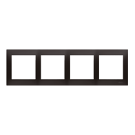 Kontakt Simon - Rámček SIMON54 Premium DR4/48, 4- násobný, antracitová (metalizovaný)