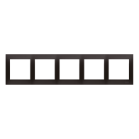 Kontakt Simon - Rámček SIMON54 Premium DR5/48, 5- násobný, antracitová (metalizovaný)