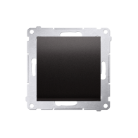 Kontakt Simon - Jednopólový spínač SIMON54 DW1.01/48, radenie č. 1, (prístroj s krytom), 10AX, pružinové svorky, antracitová