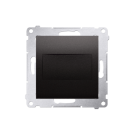 Kontakt Simon - Záslepka s montážnym rámikom SIMON54 DPS.01/48, antracitová