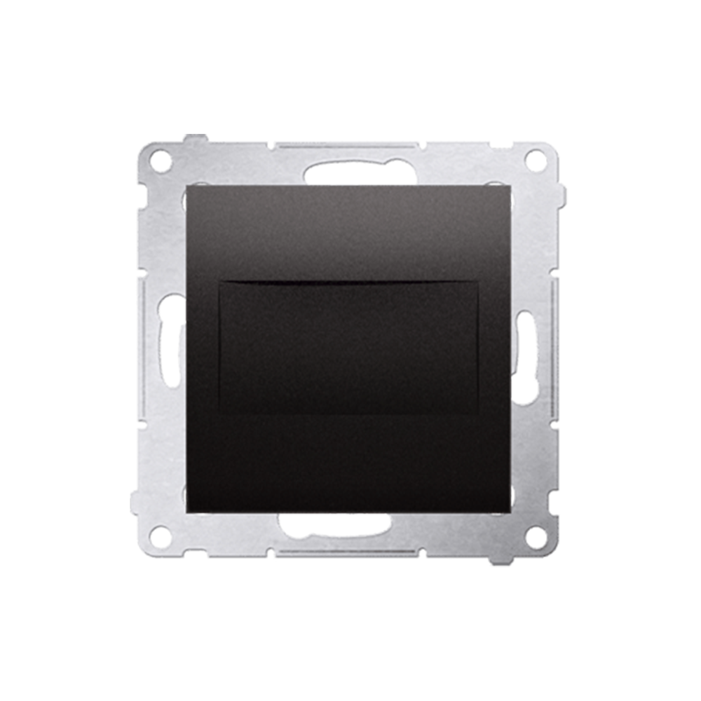 Kontakt Simon - Záslepka s montážnym rámikom SIMON54 DPS.01/48, antracitová