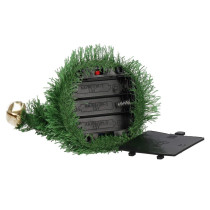 SPRINGOS - Tancujúci vianočný stromček na batérie CA1272 vianočná hudba, výška 16 cm, dekoratívna ozdoba