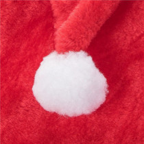 SPRINGOS - Mikulášska čiapka (Santa Claus) CA0030 hebké plyšové vyhotovenie - Červená