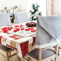 SPRINGOS - Poťah na stoličku v tvare mikulášskej čiapky HA0201 - Sivý