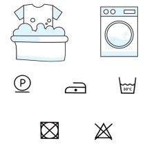 SPRINGOS - Poťah na stoličku v tvare mikulášskej čiapky HA0201 - Sivý