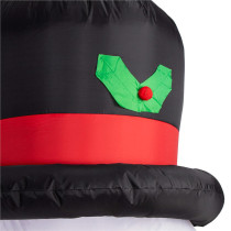 SPRINGOS - Nafukovací snehuliak 180cm CL4056 - samonafukovací, vonkajší, IP44 s LED osvetlením - studená biela