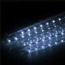 SPRINGOS - 288 LED (7,2m) Svietiace cencúle CL04140 "METEOR" efekt padajúceho snehu - ​​vnút./vonk. - studená biela