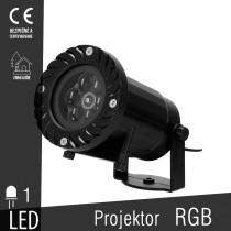 SPRINGOS - Viacsezónny laserový projektor "20 motívov" CL4052, ​​vnút./vonk., IP65 - RGB