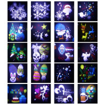 SPRINGOS - Viacsezónny laserový projektor "20 motívov" CL4052, ​​vnút./vonk., IP65 - RGB