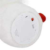 SPRINGOS - Vianočný trpaslík 37cm CA1243 - s LED osvetlením na batérie - teplá biela