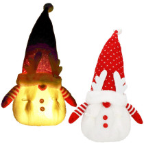 SPRINGOS - Vianočný trpaslík 36cm CA1244 - s LED osvetlením na batérie - teplá biela