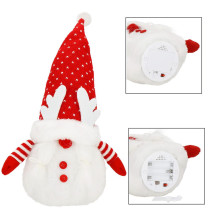 SPRINGOS - Vianočný trpaslík 36cm CA1244 - s LED osvetlením na batérie - teplá biela