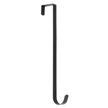 SPRINGOS - Vešiak / Háčik na vianočný veniec CA1467 - univerzálny držiak pre zavesenie dekorácii na dvere - čierny