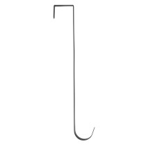 SPRINGOS - Vešiak / Háčik na vianočný veniec CA1467 - univerzálny držiak pre zavesenie dekorácii na dvere - čierny