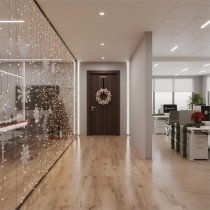 SPRINGOS - Vešiak / Háčik na vianočný veniec CA1467 - univerzálny držiak pre zavesenie dekorácii na dvere - čierny