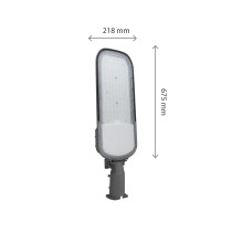 SPECTRUM - STREETOS 2 LED 150W pouličné svietidlo IP65 Neutrálna biela / 4000°K - Sivé / súmrakový senzor / Záruka 5 rokov