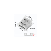 BERGE Konektor pre COB 10mm LED pásky - páskový kábel