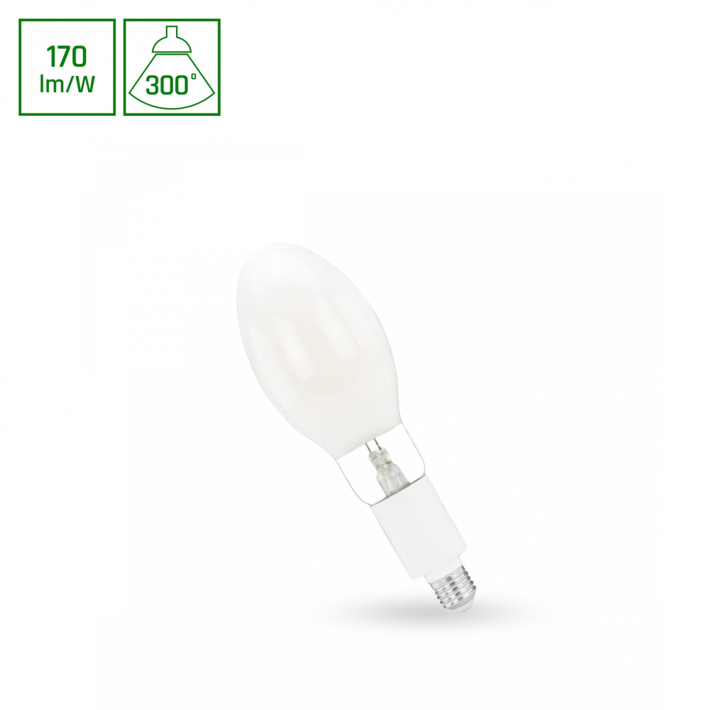 SPECTRUM - Žiarovka PARISIENNE PREMIUM  20W - 3400lm - 300° - 230V - Neutrálna biela / 4000°K - do pouličných lámp typu E-27