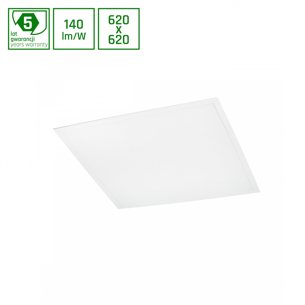 SPECTRUM - ALGINE BACKLIGHT LED panel 30W 120° IP20 620x620x32MM 230V Teplá biela / 3000°K - Biely / záruka 5 rokov