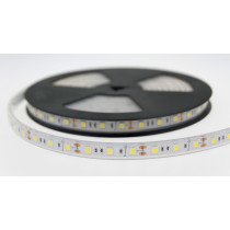 SPECTRUM - 1m LED pásik SMD 5050 - 9,6W/m - 840lm/m - 60LED/m - IP44 (silik.) - 10mm - 12V - Teplá biela / 3000°K - (5m kotúč)